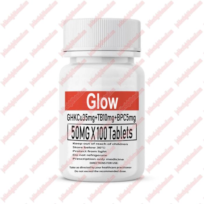 Glow(GHKCu35mg+TB10mg+BPC5mg) 50mg*10vials*1 kits